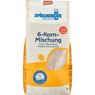 Spielberger Six Grain 6 Grain Mix demeter organic 1 kg 1000 g