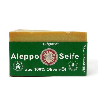 Finigrana Aleppo Seife 100% Olivenöl 200 g
