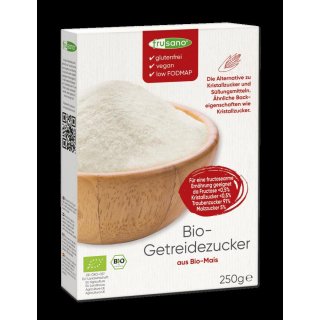 Frusano Bio Getreidezucker fructosefrei 250 g