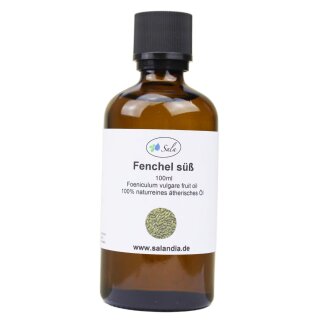Sala Fenchelöl süß ätherisches Öl naturrein 100 ml Glasflasche
