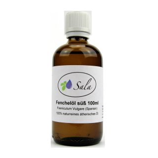 Sala Fenchelöl süß ätherisches Öl naturrein 100 ml Glasflasche