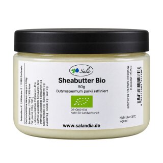 Sala Sheabutter raffiniert BIO 50 g Dose