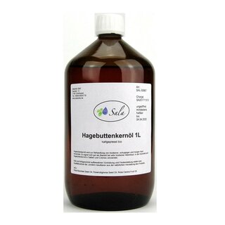 Sala Rosehip Kernel Oil cold pressed organic 1 L 1000 ml glass bottle