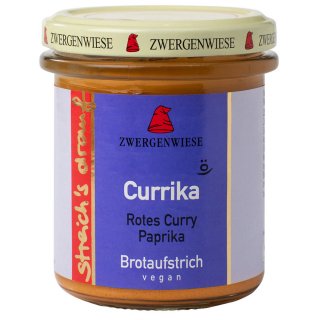 Zwergenwiese Streichs drauf Currika rotes Curry Paprika glutenfrei vegan bio 160 g