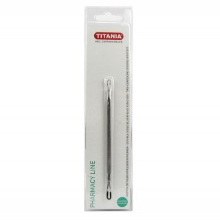 Titania Comedone Extractor Pharmacy Line double-ended stainless 13 cm