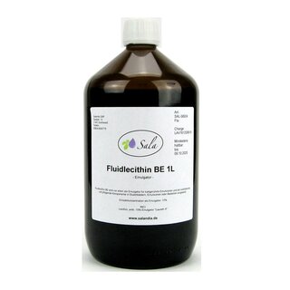 Sala Fluidlecithin Sojalecithin BE Spezial Emulgator 1 L 1000 ml Glasflasche