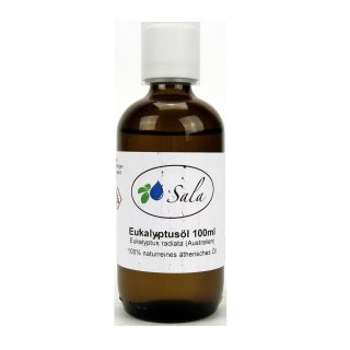 Sala Eukalyptusöl Radiata ätherisches Öl naturrein 100 ml Glasflasche