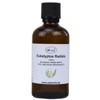 Sala Eukalyptusöl Radiata Aroma ätherisches Öl naturrein 100 ml Glasflasche
