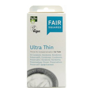 Fair Squared Condoms Ultra Thin Fair Trade vegan 10 pcs.