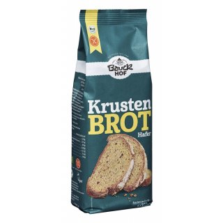 Bauckhof Krustenbrot Hafer Brotbackmischung glutenfrei vegan bio 500 g