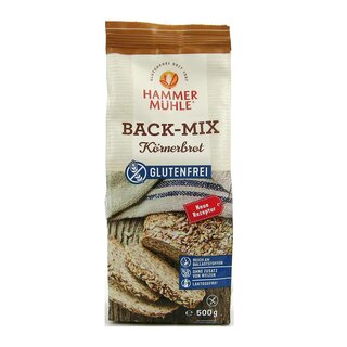 Hammermühle Bake Mix Grain Bread gluten free vegan conv. 500 g