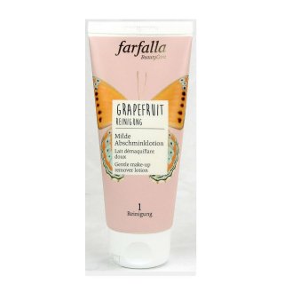 Farfalla Grapefruit Cleansing Mild Make Up Remover Lotion vegan 100 ml