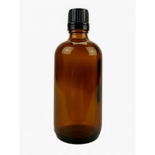 Sala Brown Glass Bottle DIN 18 Barrel Gasket & Tamper-Evident Closure 100 ml