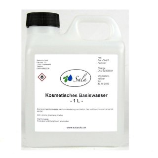 Sala kosmetisches Basiswasser parfümfrei 96% Alkohol 1 L 1000 ml Kanister