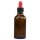 Sala Braunglasflasche DIN 18 Pipettenflasche Pipette schwarz-rot 50 ml