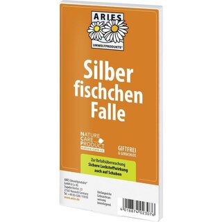 Aries Silberfischchen Falle 2 x 3 Stück vegan