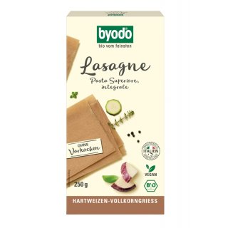 Byodo Whole Grain Lasagne Sheets vegan organic 250 g