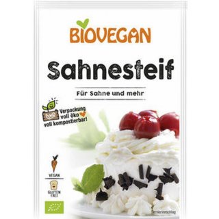 Biovegan Sahnesteif vegan bio 3 x 6 g voraussichtlich Anfang Mai wieder lieferbar