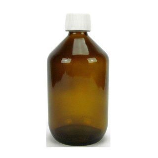Sala Brown Glass Bottle DIN 28 with Child Safety Lock & Tamper-Evident Closure 500 ml