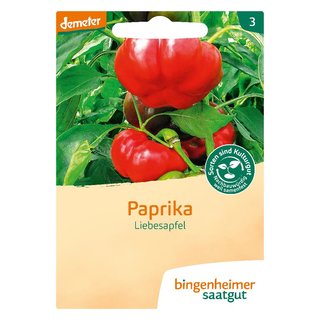 Bingenheimer Saatgut Paprika Liebesapfel demeter bio für ca. 15 Pflanzen