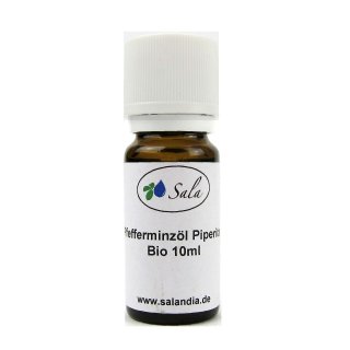 Sala Pfefferminzöl Aroma mentha piperita ätherisches Öl naturrein BIO 10 ml