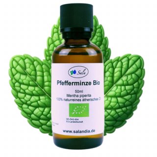 Sala Peppermint Aroma mentha piperita essential oil 100% pure organic 50 ml