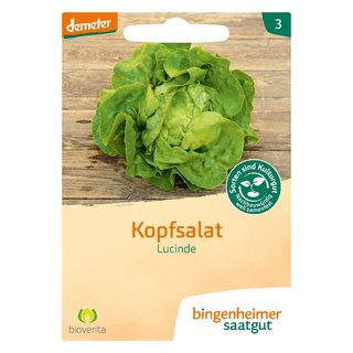 Bingenheimer Saatgut Kopfsalat Lucinde demeter bio für ca. 100 Pflanzen