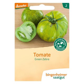 Bingenheimer Saatgut Tomate Green Zebra demeter bio für ca. 20 Pflanzen