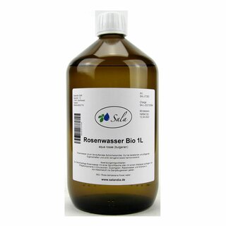 Sala Rosenwasser bio 1 L 1000 ml Glasflasche