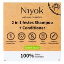 Niyok 2 in 1 festes Shampoo + Conditioner Green Touch...