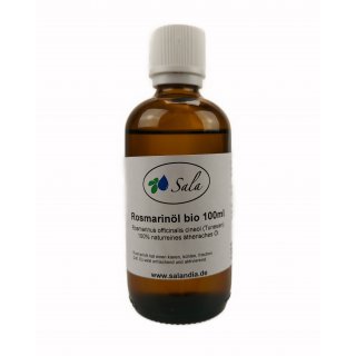 Sala Rosmarinöl Cineol ätherisches Öl naturrein BIO 100 ml Glasflasche