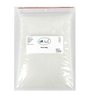 Sala Alum Potash Alum Ph. Eur. 900 g bag