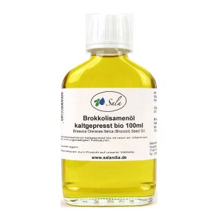 Sala Brassica Oleracea Italica Seed Oil cold pressed organic 100 ml pocket bottle
