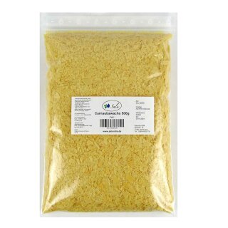 Sala Carnauba Wax light yellow T1 Ph. Eur. 500 g bag