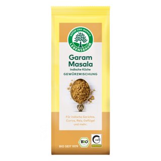 Lebensbaum Garam Masala Indian Food Spice Mix organic 40 g bag
