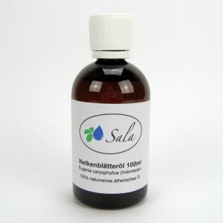 Sala Nelkenblätteröl ätherisches Nelkenöl Gewürznelke naturrein 100 ml PET Flasche