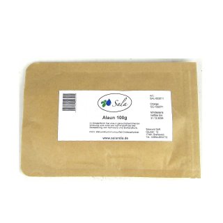 Sala Alaun Kalialaun Kaliumaluminiumsulfat Ph. Eur. 100 g Beutel