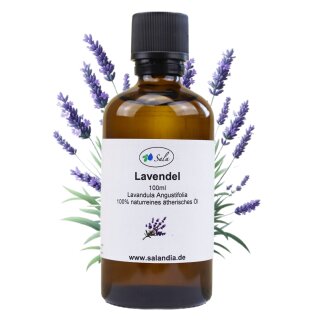 Sala Lavender essential oil 38/40 100% pure 100 ml glass bottle
