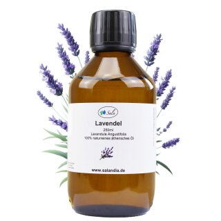 Sala Lavendelöl ätherisches Öl 38/40 naturrein 250 ml Glasflasche