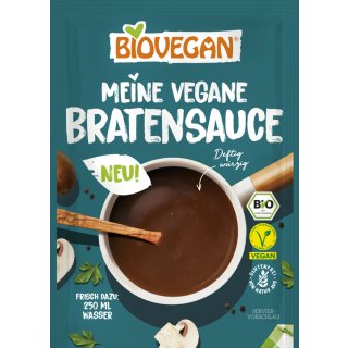 Biovegan Meine vegane Bratensauce deftig würzig glutenfrei vegan bio 25 g