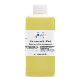 Sala Sesame Oil cold pressed organic 250 ml HDPE bottle