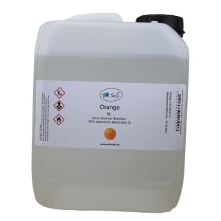 Sala Orangenöl Brasilien ätherisches Öl süß  naturrein 5 L 5000 ml Kanister