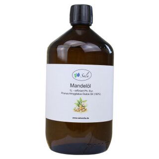 Sala Almond Oil sweet refined Ph. Eur. 1 L 1000 ml glass bottle