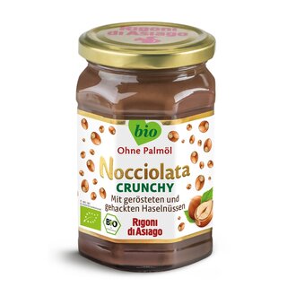 Rigoni di Asiago Nocciolata Crunchy Nut Nougat Cream organic 270 g