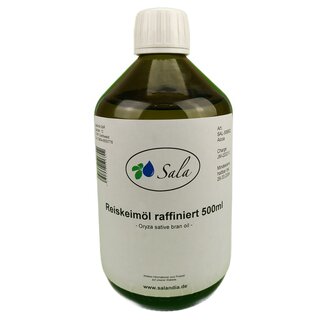 Sala Rice Germ Oil refined Ph. Eur. 500 ml glass bottle