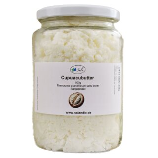 Sala Cupuacubutter kaltgepresst 500 g Glas