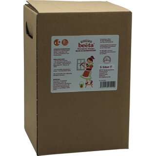 Beeta Rote Bete Kraft Glas & Kunststoffreiniger vegan 5 L 5000 ml Bag in Box