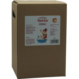 Beeta Rote Bete Kraft Handseife flüssig vegan 5 L 5000 ml Bag in Box