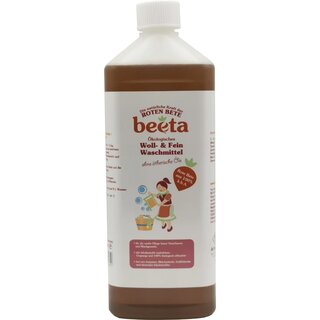 Beeta Rote Bete Kraft Woll & Feinwaschmittel parfümfrei vegan 5 L 5000 ml Bag in Box
