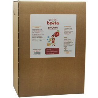Beeta Beetroot Power Wool & Delicates Detergent vegan 10 L 10000 ml Bag in Box
